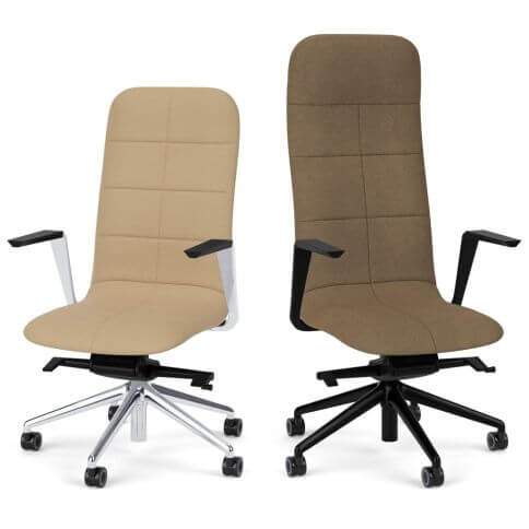 Two Via Seating desk chairs